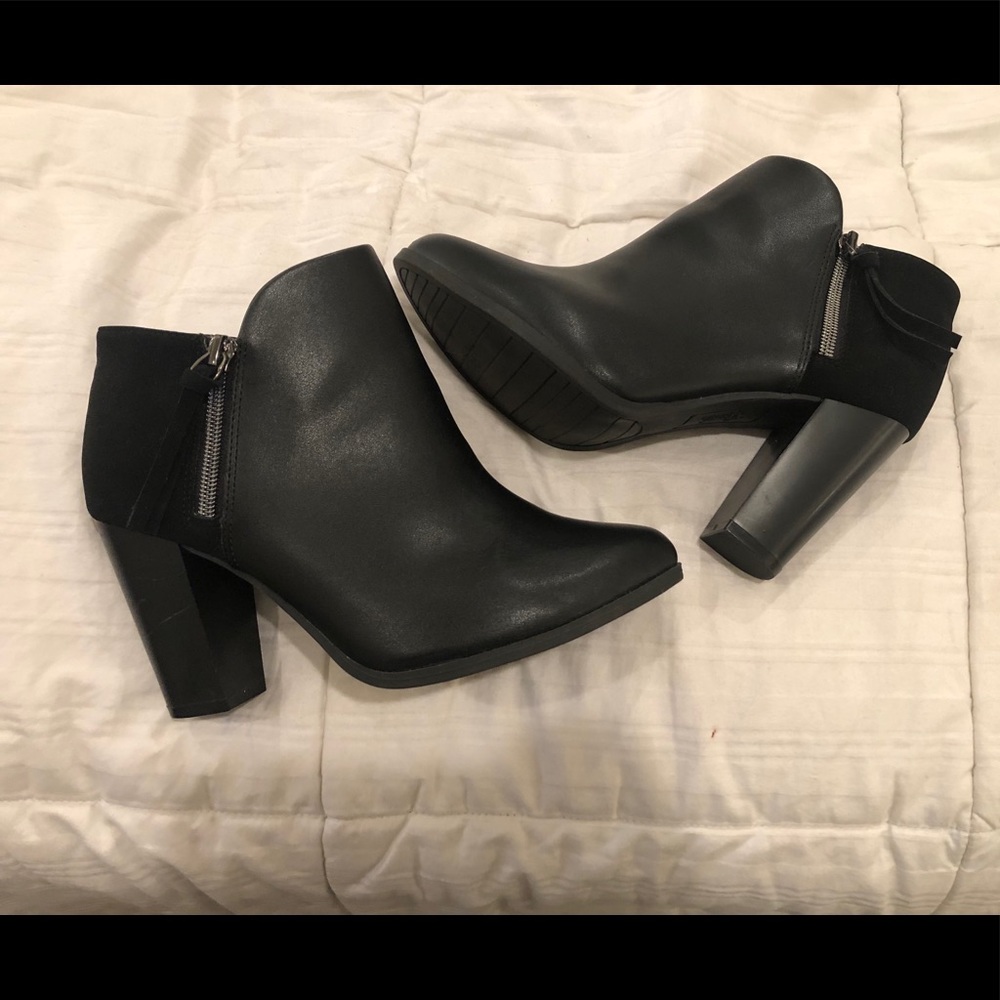 Black Ankle Booties - Wide Width (WW)